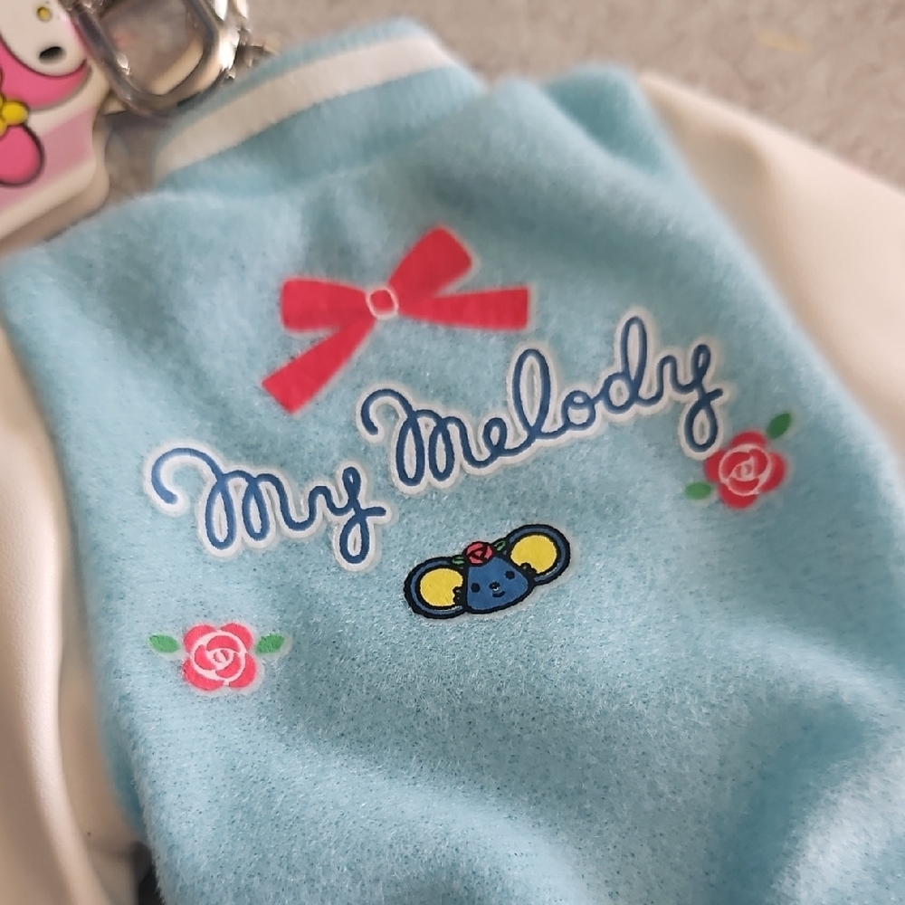 Sanrio My Melody Blue and White Jacket Keychain - Picture 8 of 14